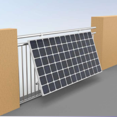 Solarmontageset (Unterkonstruktion) für Balkonkraftwerk 1 Modul