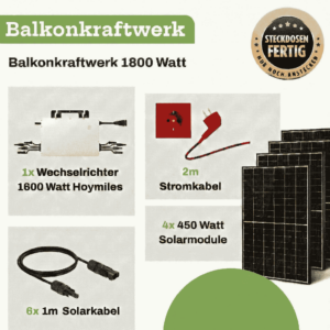 Balkonkraftwerk 1800 Watt