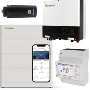 Speichersystem 10kWh Wechselrichter mit 7,5kWh Batterie Hybrid Growatt