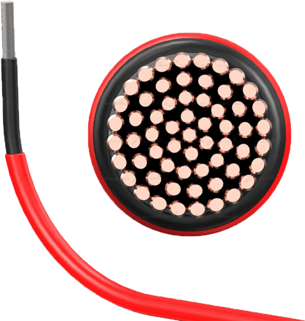 Solarkabel 6mm² schwarz oder rot PV-Anlagen DC-Kabel