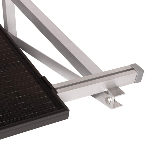 Montagematerial Komplettset für 2 Solarmodule (Ziegeldach, Wellethernit, Flachdach, Trapezblech, Blechfalz) – Bild 3