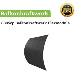 Home New 43 880 Wp Balkonkraftwerk FLEXMODULE flexible Solarmodule