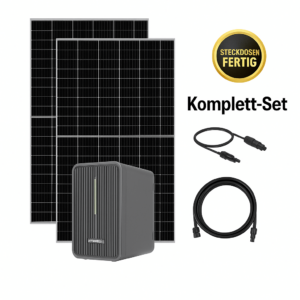800 Wp mit 2,24 kWh Speicher Balkonkraftwerk WLAN Marstek Komplettset