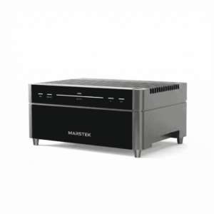 Marstek Venus A Speicher 2,12 kWh All-in-One-Batterie, abgebildet aus einem leichten Winkel, sodass die rechte Seite sichtbar ist, auf weißem Hintergrund.