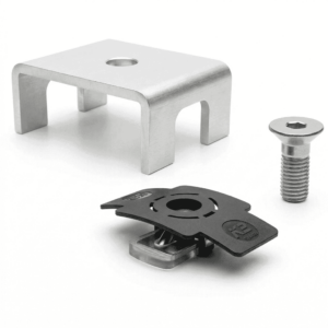 K2 Systems BasicLock 22 Set 1003558, sodass die rechte Seite sichtbar ist, auf weißem Hintergrund.