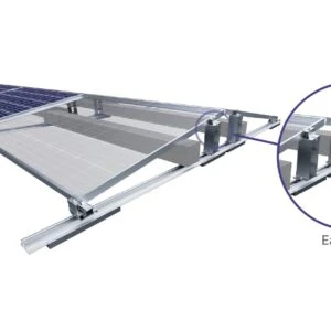 Montagematerial Flachdachsystem für 2-4 Module Ost-West SL-Rack