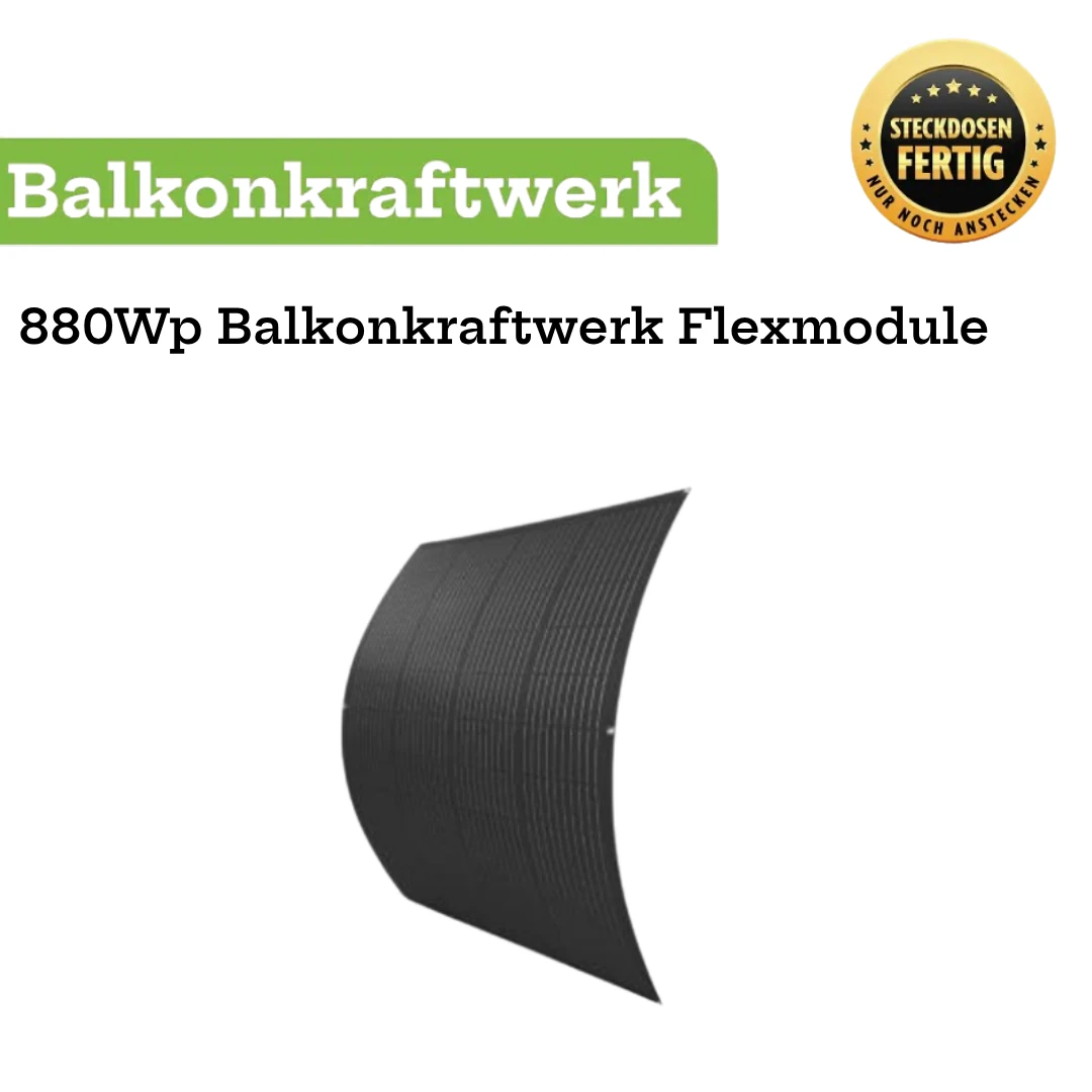 880 Wp Balkonkraftwerk FLEXMODULE flexible Solarmodule