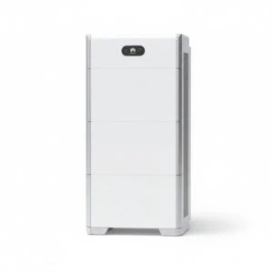 Huawei Luna Stromspeicher, abgebildet aus einem leichten Winkel auf weißem Hintergrund.
